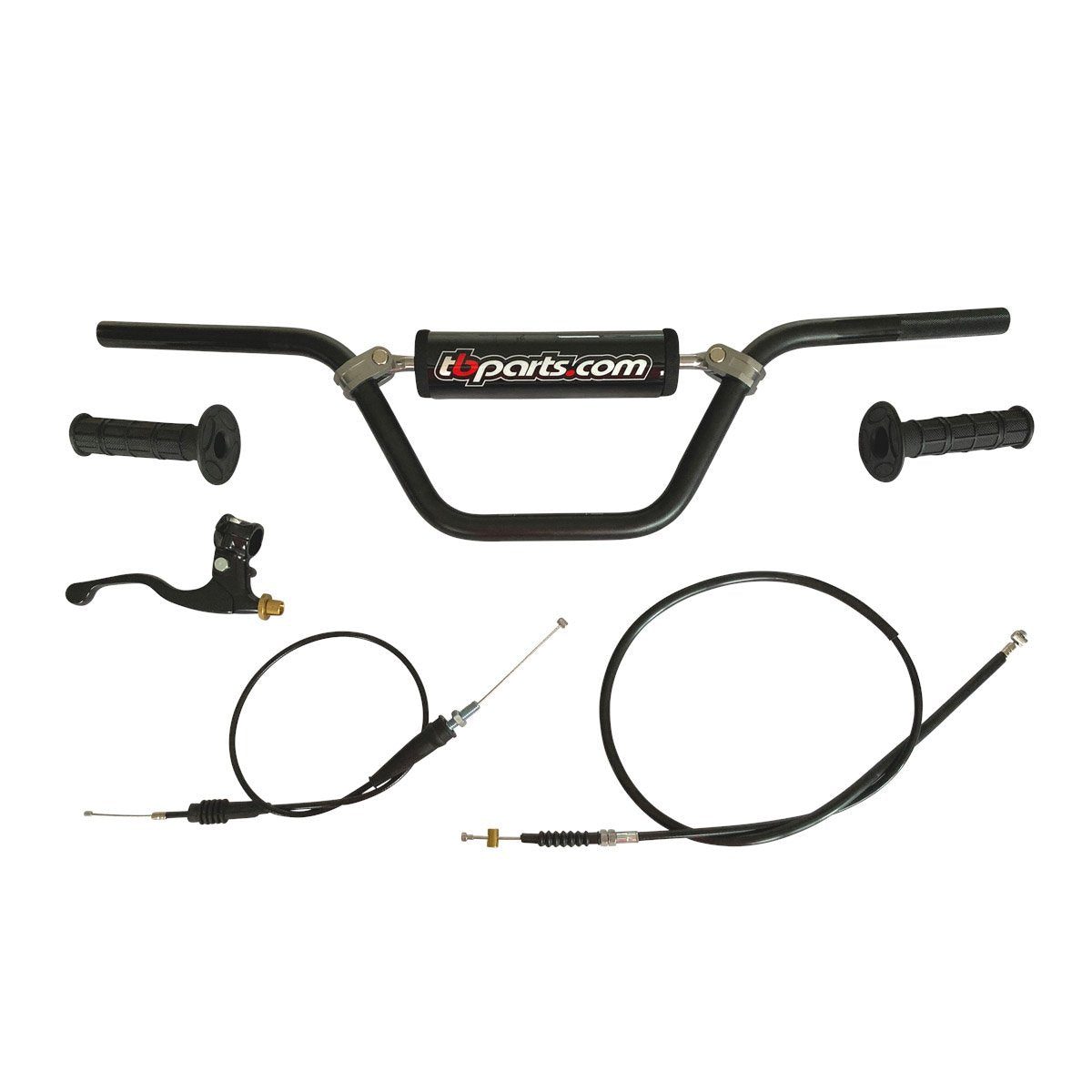 TB Handlebar Kit, Black - All KLX110 (Non L Models)